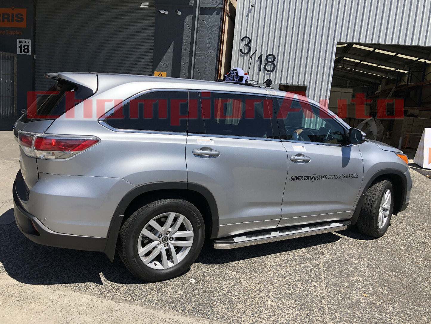 Alloy Side Steps Running Boards A pair for Toyota Kluger 2014-2020 (CMP15)