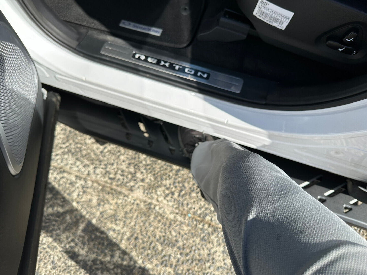 Steel Side Steps Running Boards for SsangYong Rexton 2019-2024 All Models(SHARK)