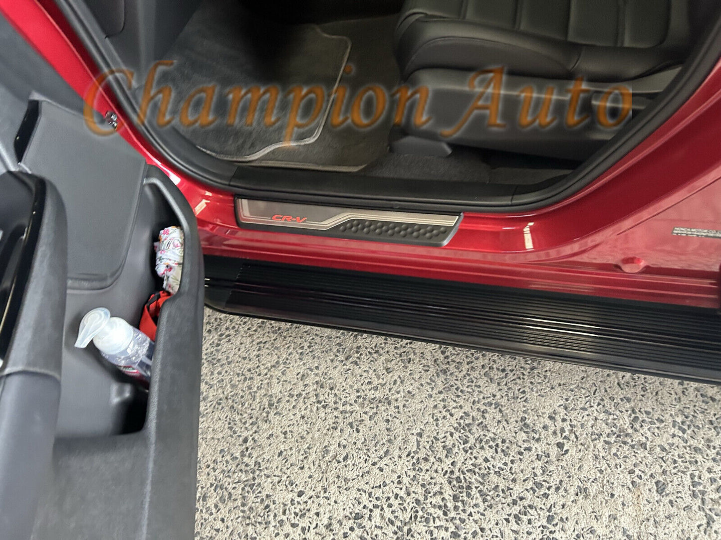 ALL BLACK Side Steps Running Boards To Fit HONDA CRV CR-V 2017-2024(XRB)