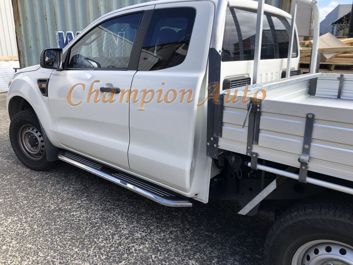 Ford Ranger Super Cab Side Steps Running Boards Aluminum 2012-2022 CMP94