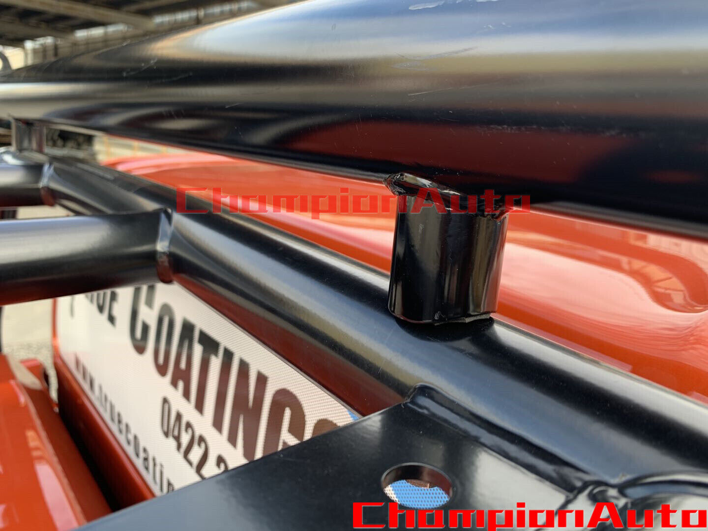 Black Steel Ladder Rack + Extension Bar for LDV T60 Dual Cab 2017-2024