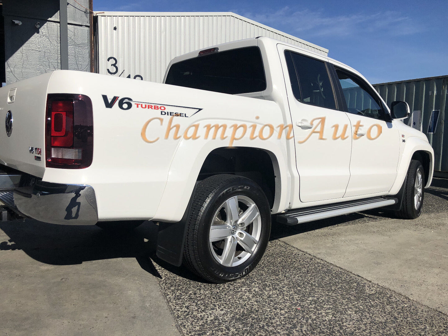 Volkswagen Amarok Dual Cab Side Steps Running Boards Aluminium 2010-2022(S6)