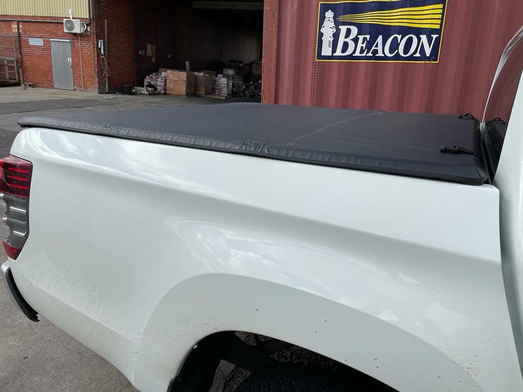 Tri Fold Soft Tonneau cover For Mitsubishi MQ MR Triton Dual Cab Tub 2015-2023