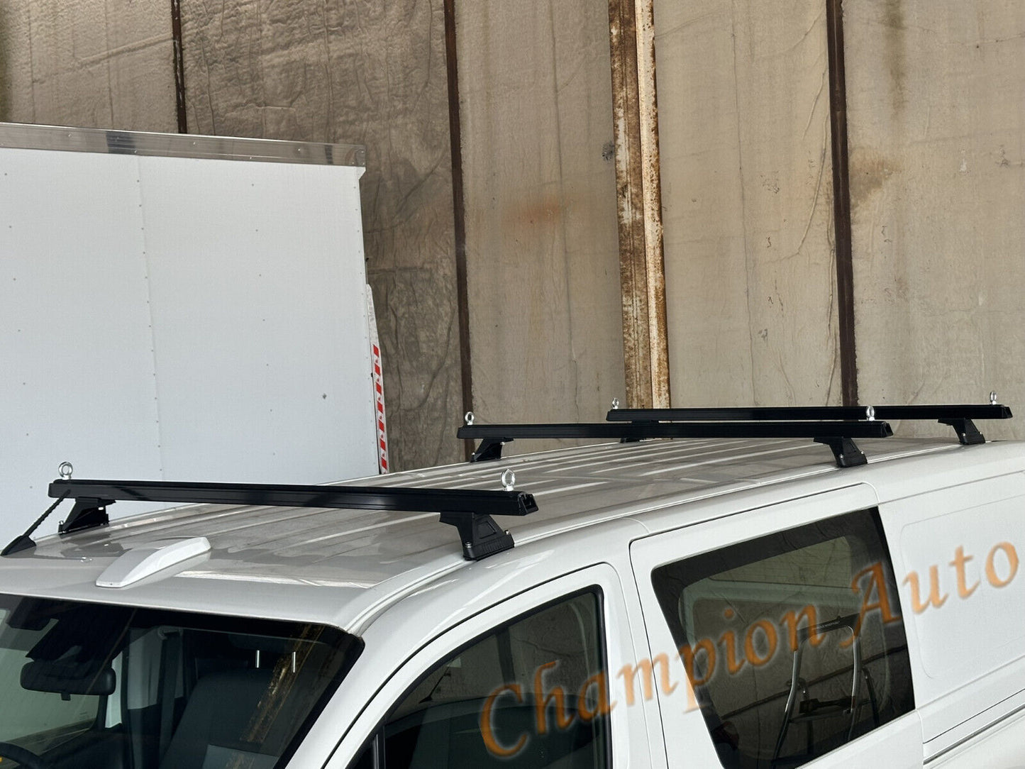 Black HEAVY DUTY Roof Racks Cross Bars X3 for Toyota Hiace SLWB 2019-2024