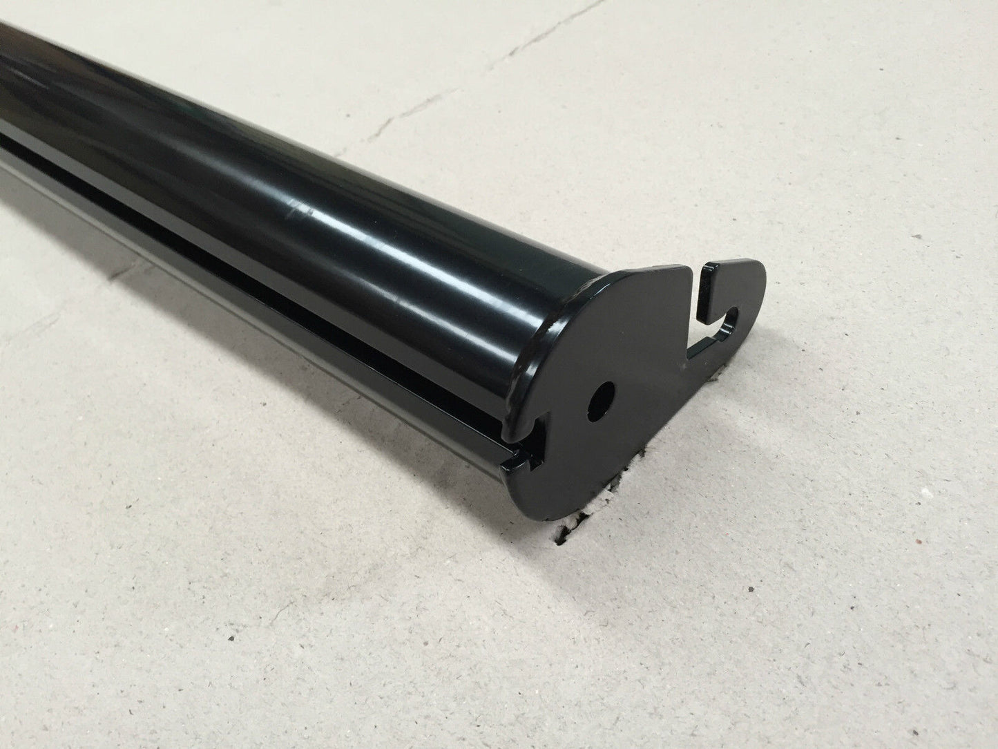 Black Alloy extension Bar for Sportsbar/ front ladder rack L:1550mm H: 125mm