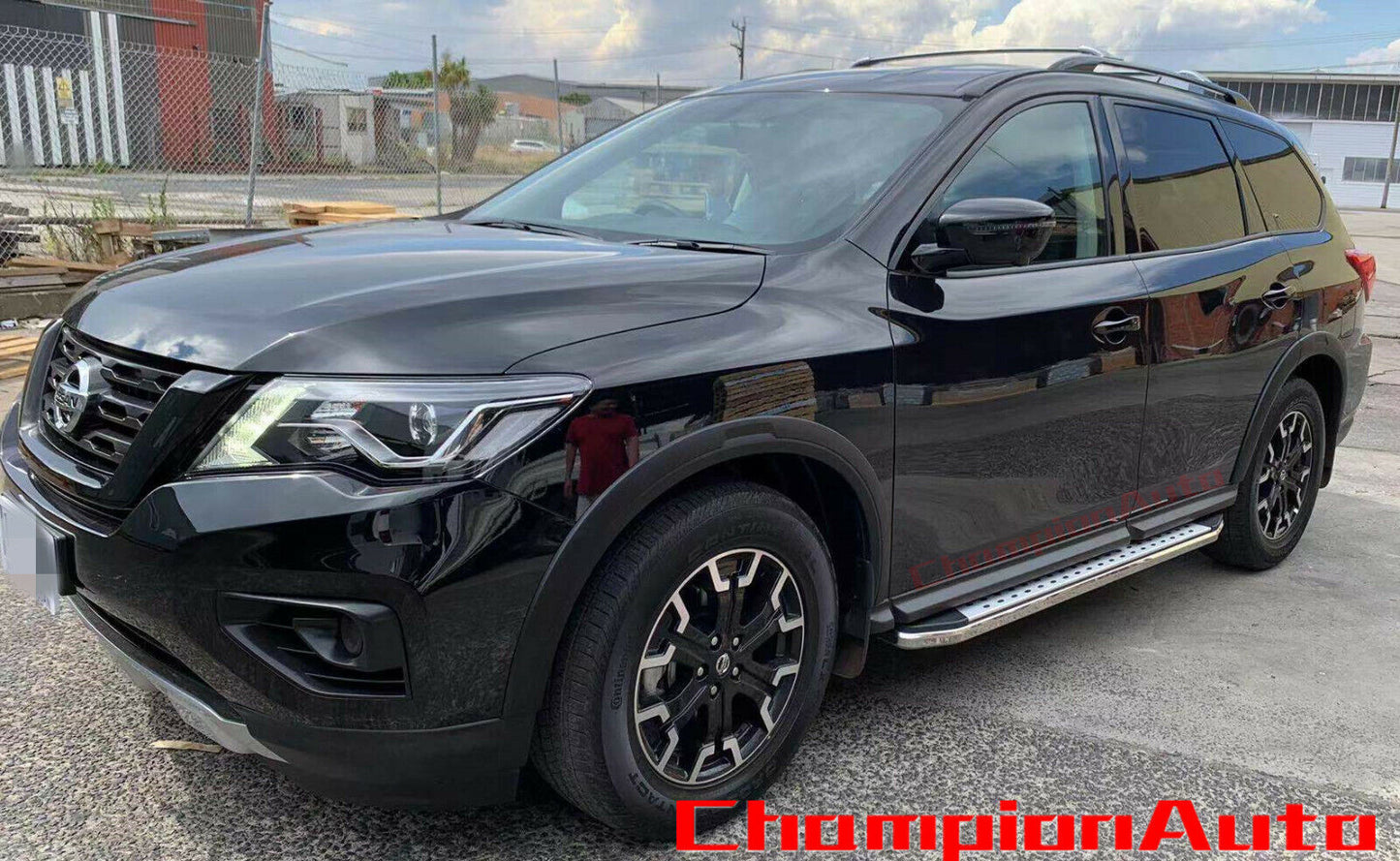Nissan Pathfinder R52 Side Steps Running Boards Aluminium 2013 - 2022 (CMP16)