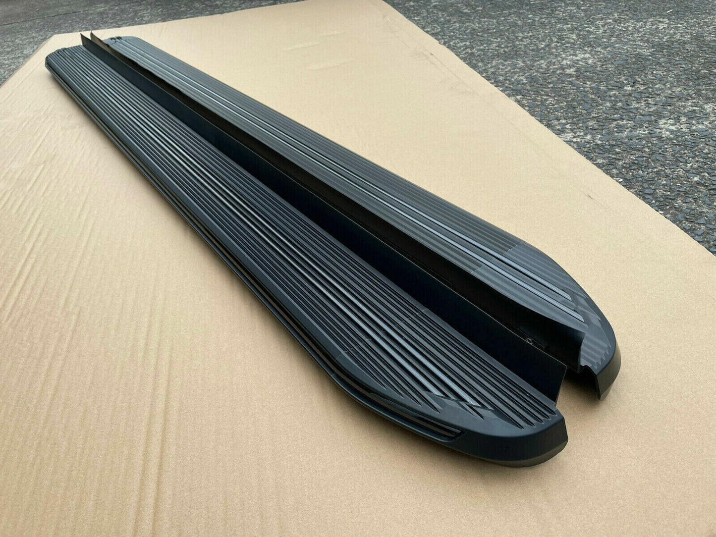 Super Cab Alloy Side Steps BLACK for the Next Gen Ford Ranger XL 2023 2024 (XRB)