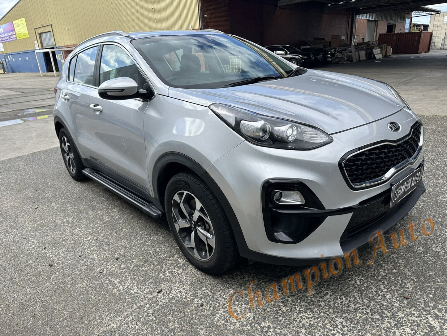 Alloy Running Boards Side Steps a pair Fits KIA Sportage 2016 - 08/2021 (HD24)