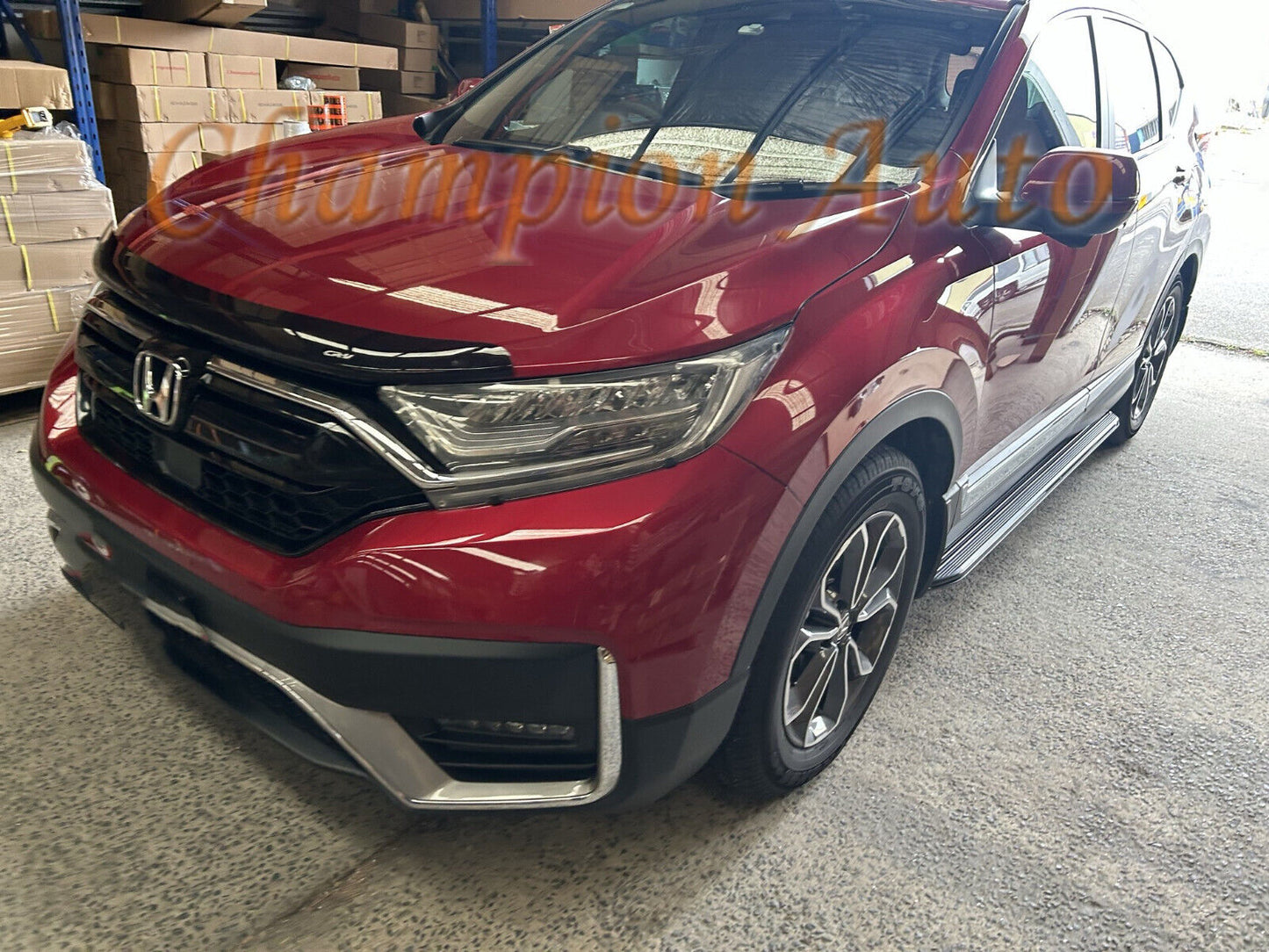 ALL BLACK Side Steps Running Boards To Fit HONDA CRV CR-V 2017-2024(XRB)