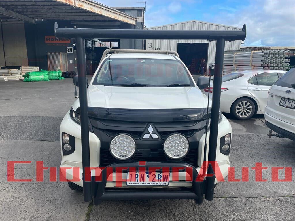 Nudge Bar for Mitsubish Triton MR 2019-2024 with Front Ladder Rack H Rack HFrame