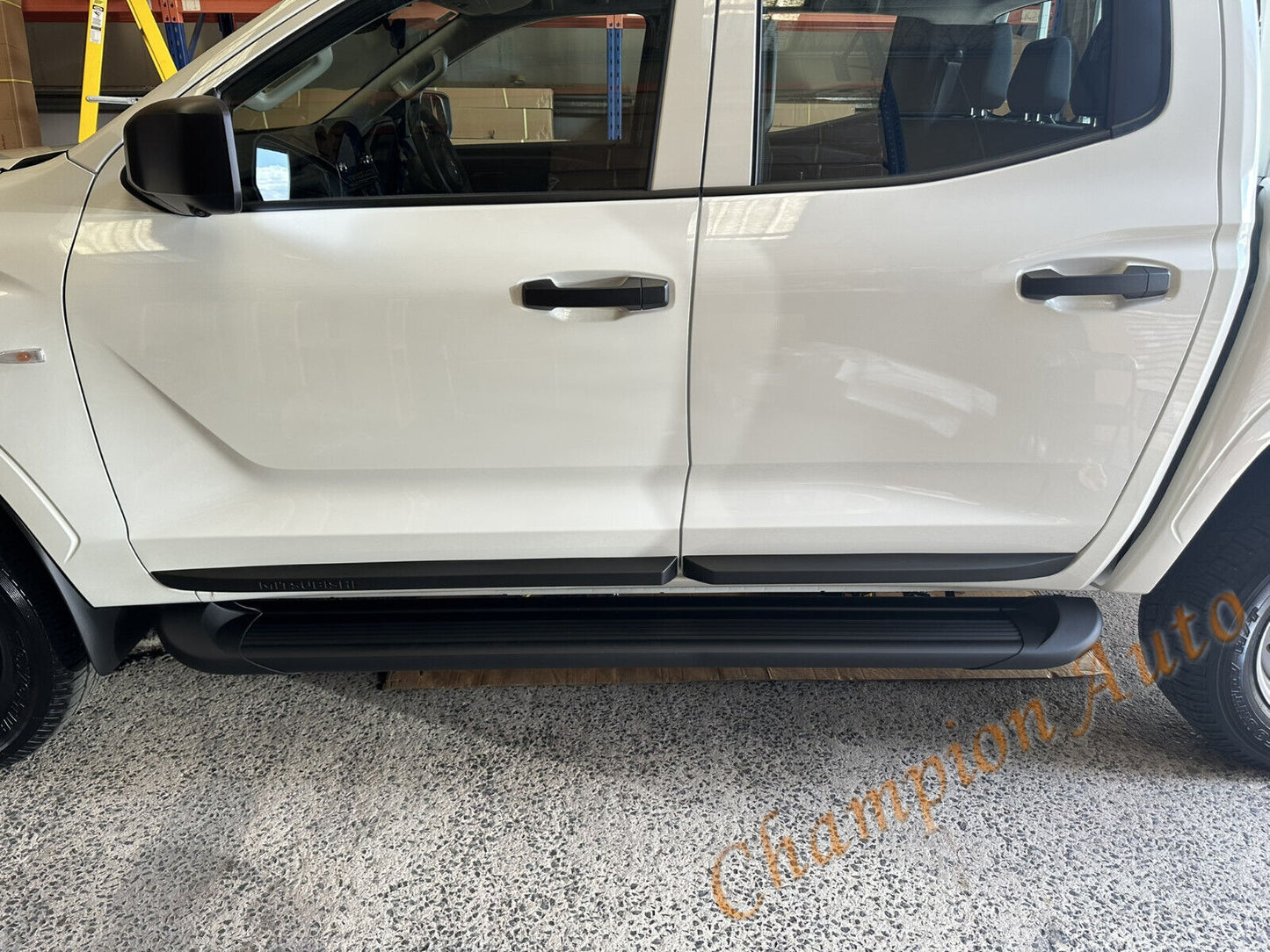 A Pair of Alloy side steps For All-New Mitsubishi MV Triton Dual Cab 2024+ (CBB)