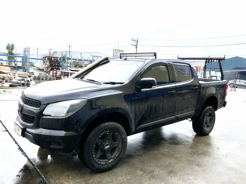 Black Alloy Ladder Rack with extension bar for Mazda BT50 BT-50 2021+ TUB