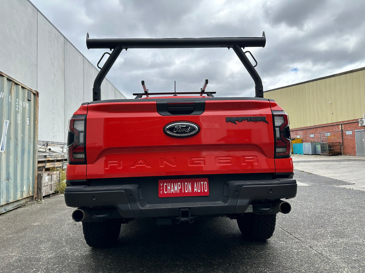 Ladder Rack FOR the Next Gen Ford Ranger Raptor Roller Cover Tracks 2022 -2024