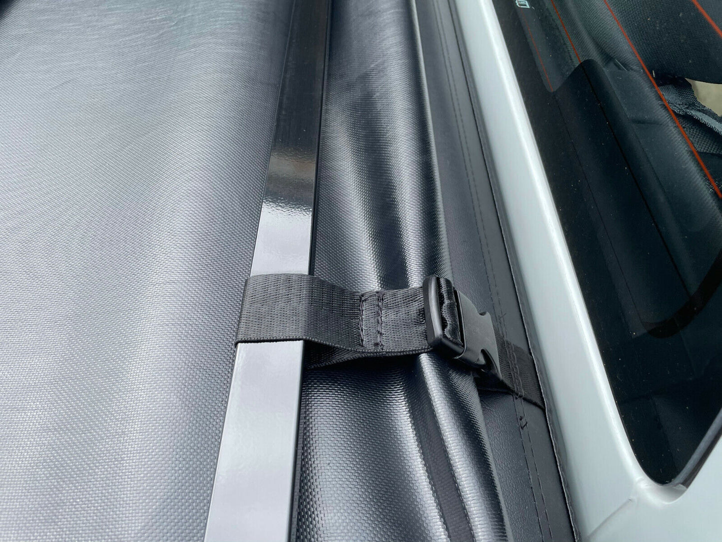 Tri Fold Soft Tonneau Cover Non Drill Mazda BT-50 BT50 Dual Cab 09/2020- 2024