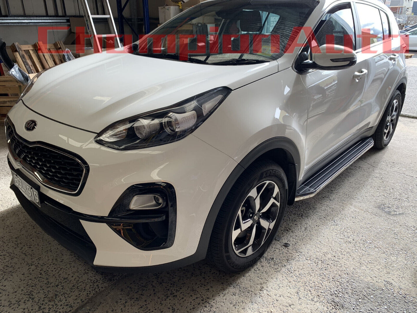 Kia Sportage Aluminium Side Steps Running Boards 2016 - 08/2021 (cmp88)