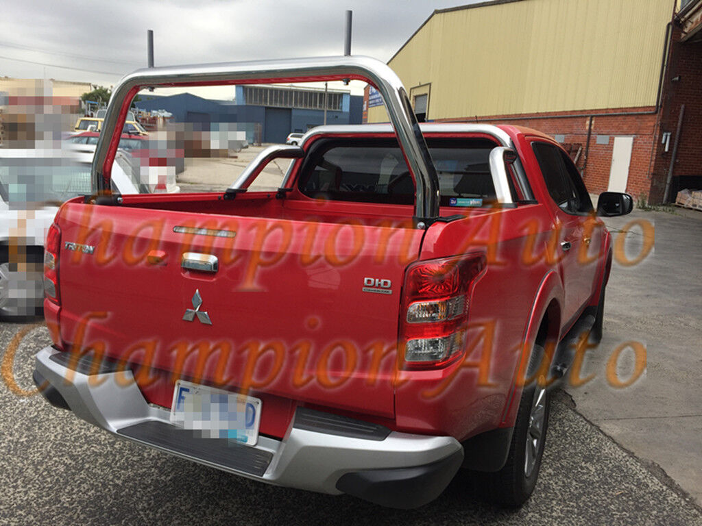3''Stainless steel Ladder Rack fit Mitsubishi MQ Triton Tub 2015- 2019