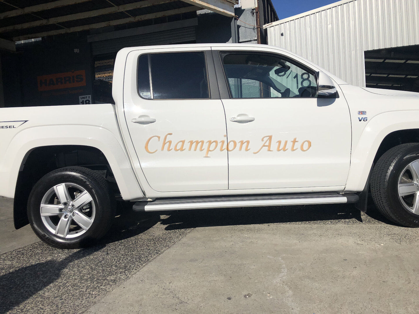 Volkswagen Amarok Dual Cab Side Steps Running Boards Aluminium 2010-2022(S6)