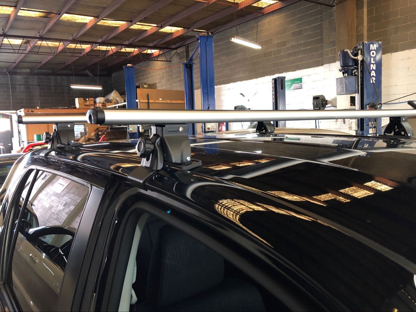 Ute Roof Racks Aluminum Silver Two Cross Bars 52'' fit Hilux 2015 - 2024