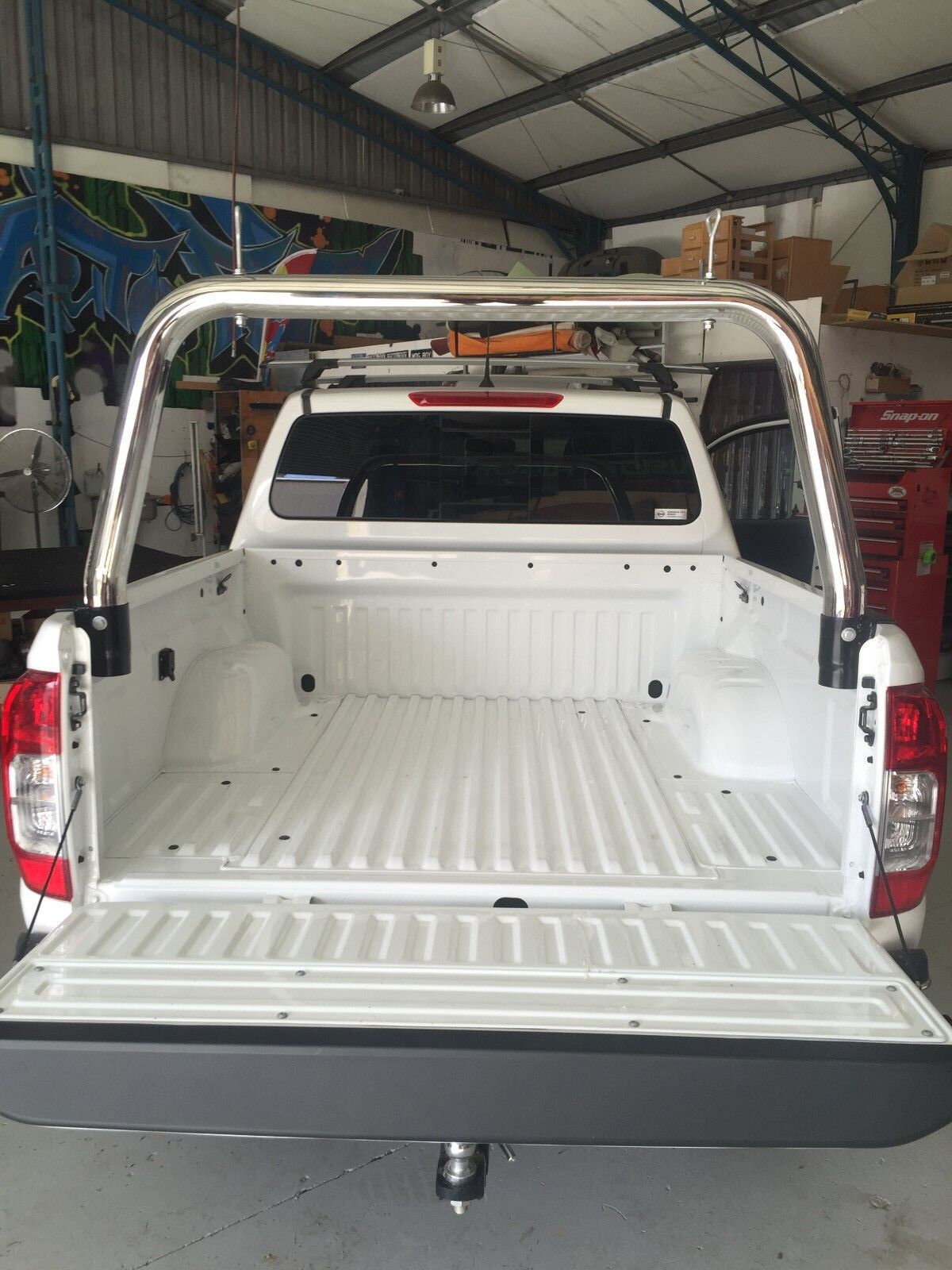 3'' Stainless steel Ladder Rack Nissan Navara D23 NP300 Tub 2015 -2021