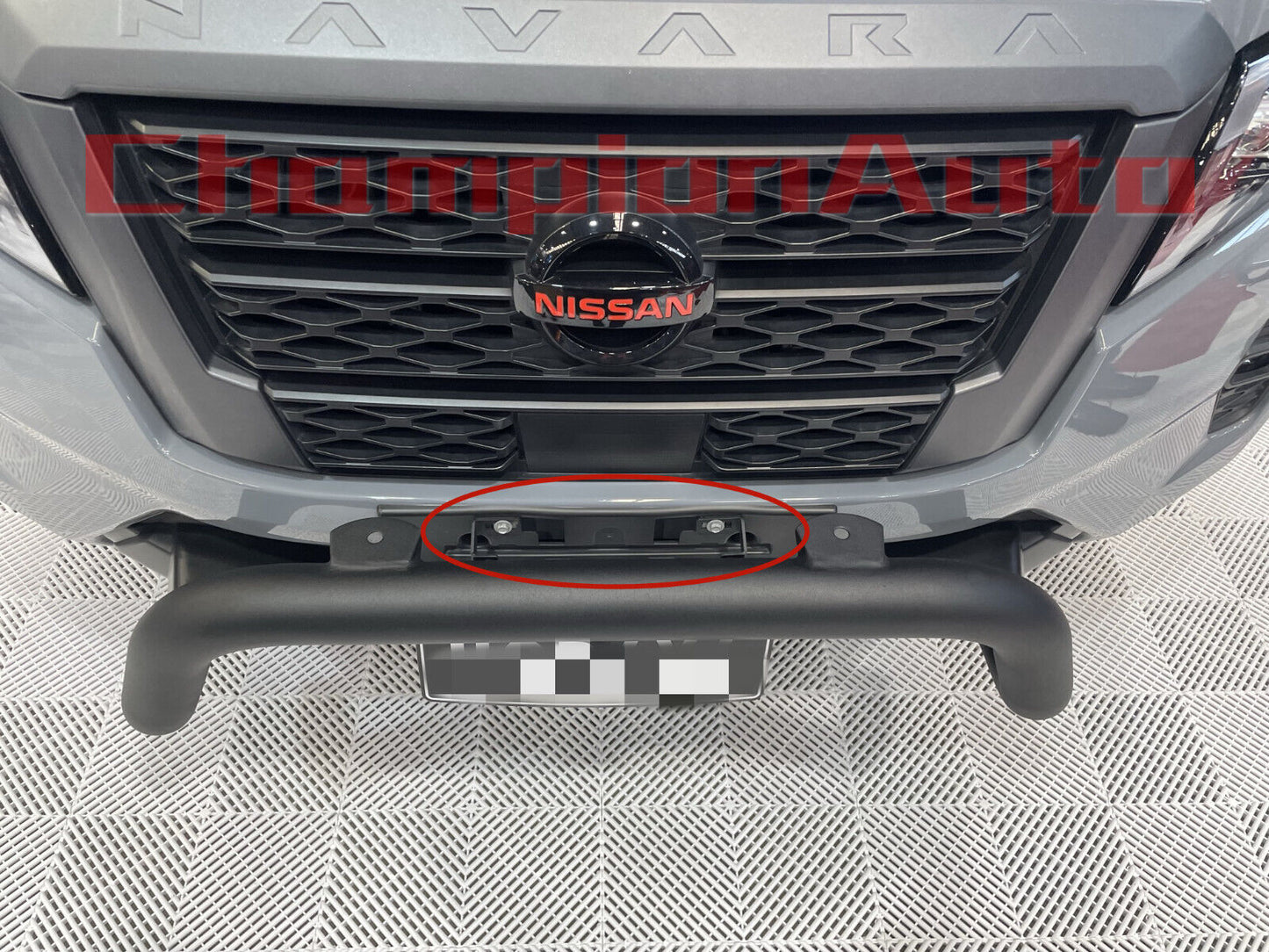 Stainless Steel Nudge Bar FOR NISSAN NAVARA 2021-2024 Compatible with Sensors
