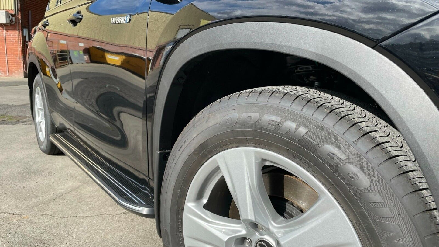 Side Steps Running Boards Aluminium for The New Toyota Kluger 2021 - 2024 (XR)