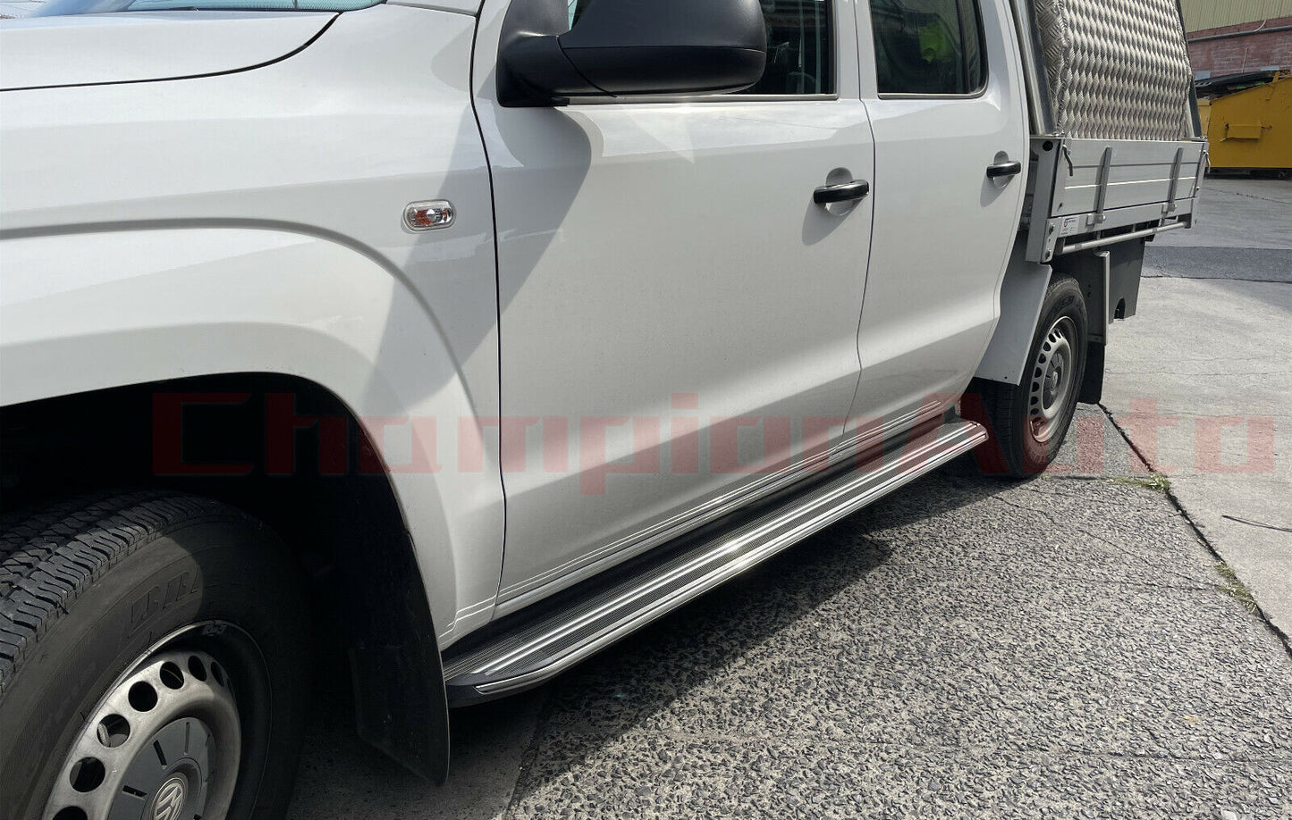 A PAIR Alloy side steps For LDV T60 T60 MAX Dual Cab 2021 2022 2023 (XR)