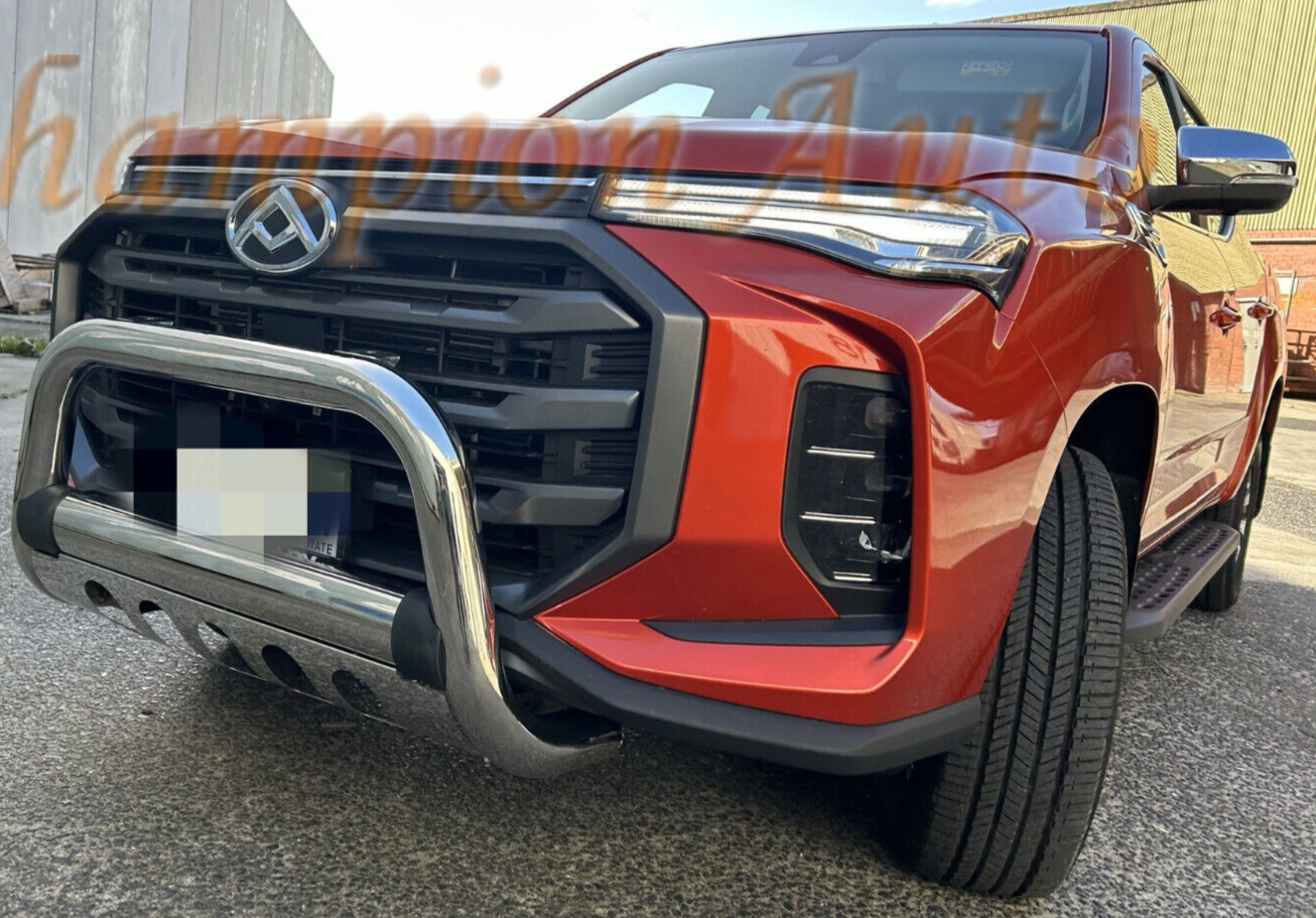 3'' Stainless Steel Nudge Bar for LDV T60 MAX Pro Luxe 2021 - 2024