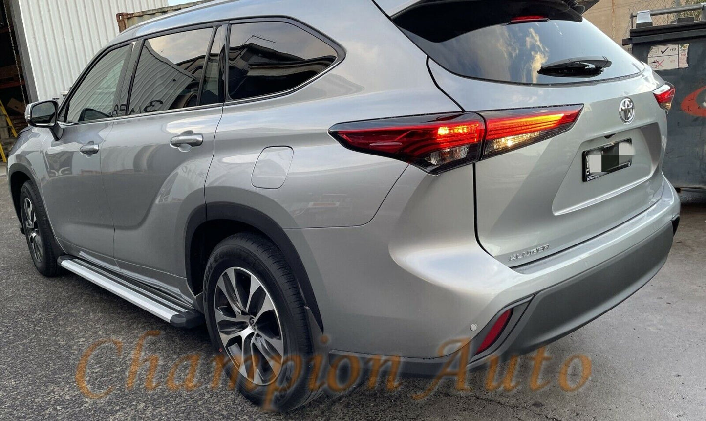 Side Steps Running Boards Aluminium for The New Toyota Kluger 2021 - 2025 (S6)