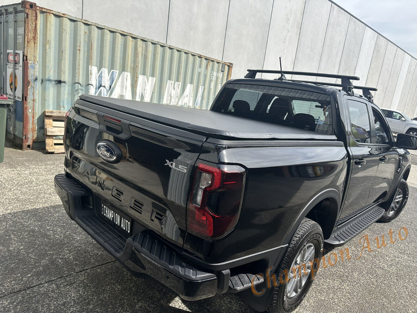 Tri Fold Soft Tonneau Cover Fit Ford Ranger Raptor Dual Cab Bare Tub 2022-2024