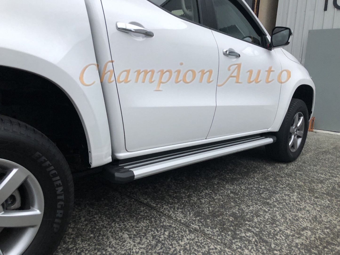 To Fit 2018+ Mercedes Benz X Class Double Cab Side Steps Running Boards (S6)