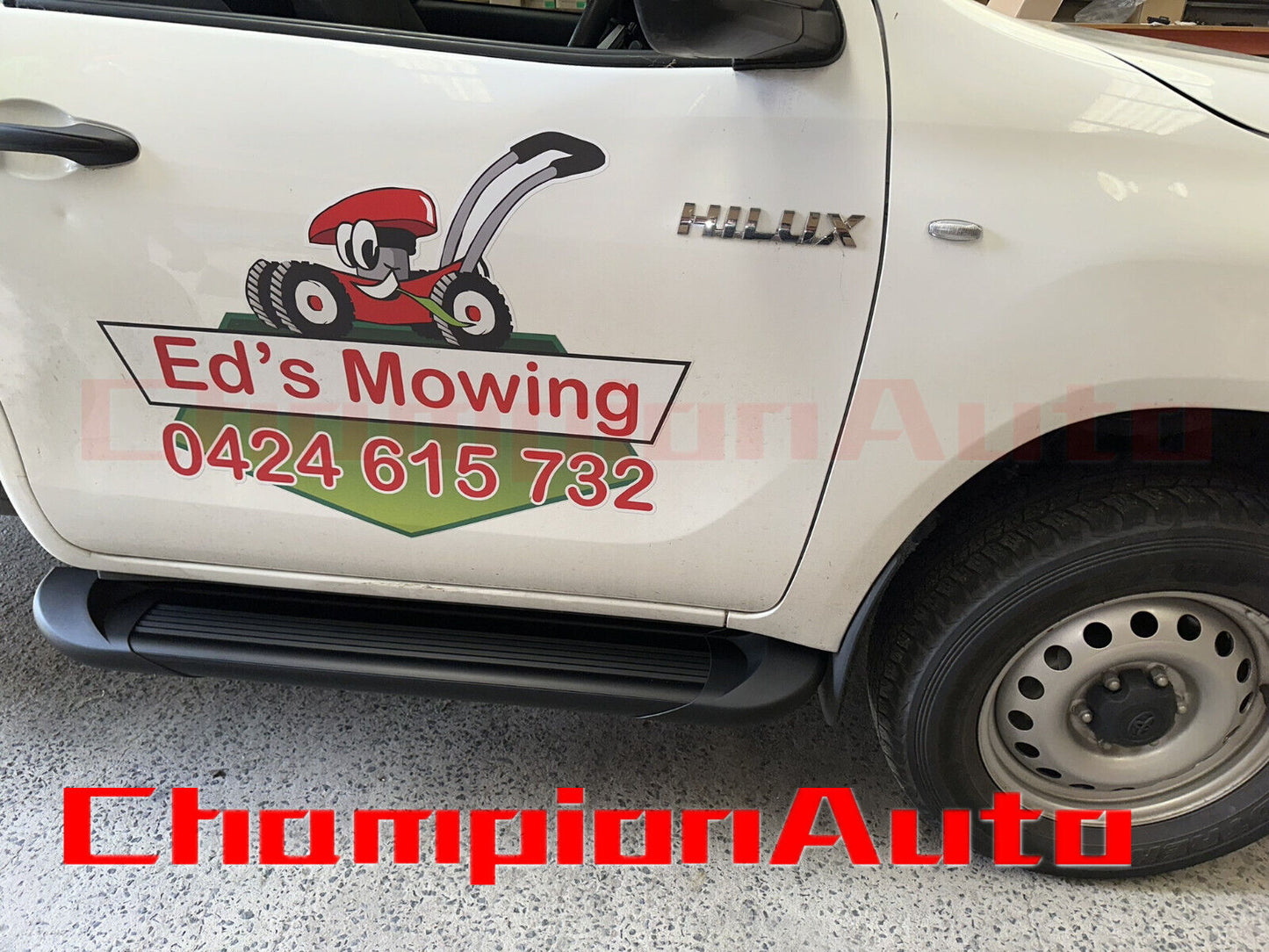 Single Cab A Pair of Side Steps FOR Toyota Hilux 2015 - 2024 (CBB)