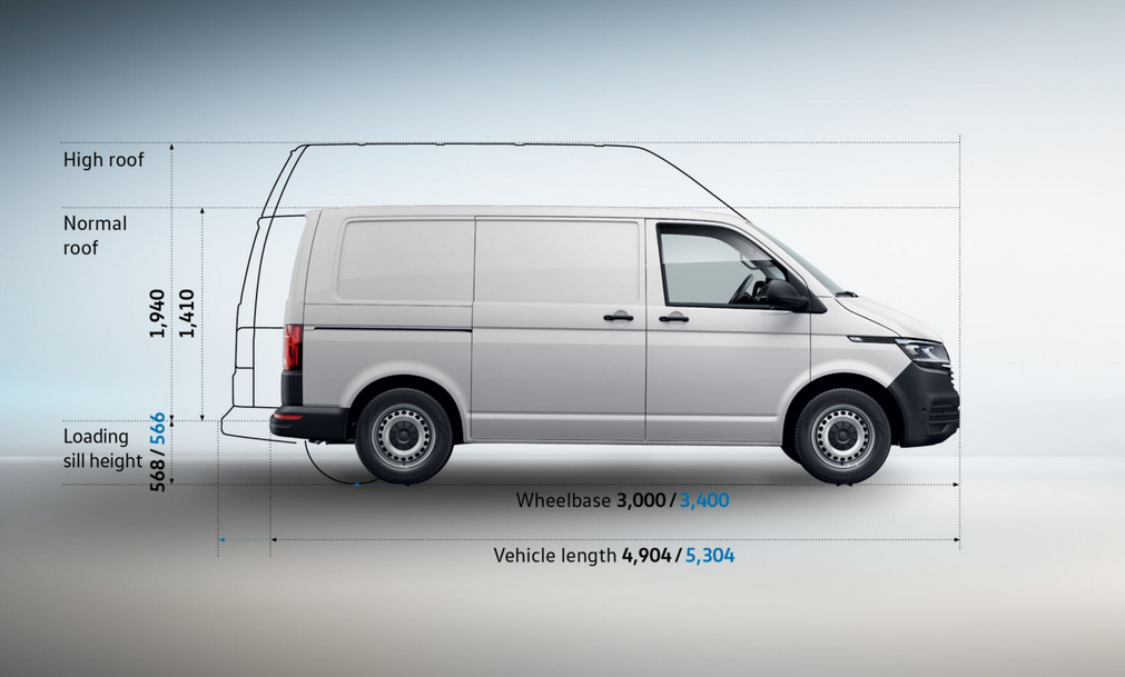 VW T6 TRANSPORTER CARAVELLE MULTIVAN SWB BLACK RUNNING BOARDS SIDE STEPS