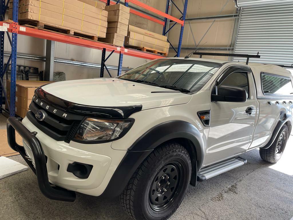 A PAIR Single Cab Alloy Side Steps for FORD Ranger 2012-2021 (S6)
