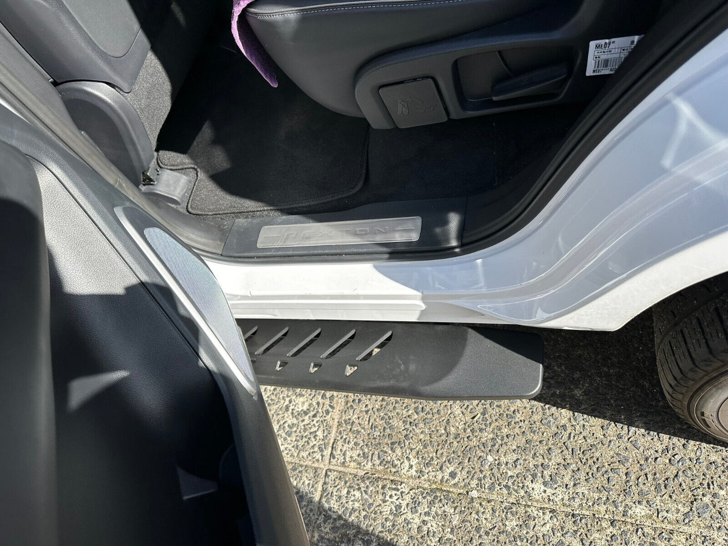 Steel Side Steps Running Boards for SsangYong Rexton 2019-2024 All Models(SHARK)
