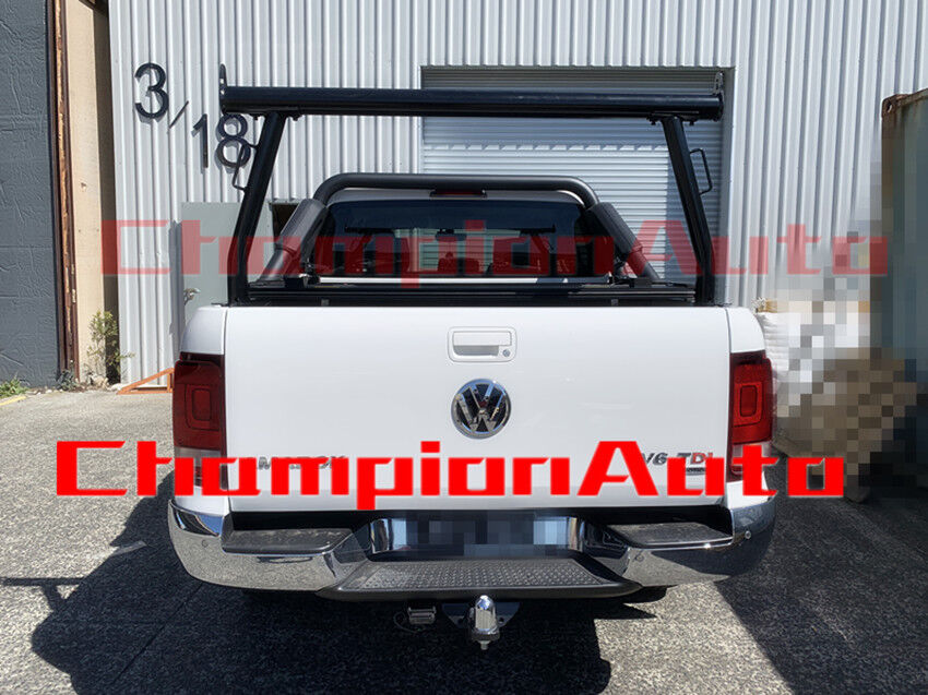 BLACK Alloy Adjustable(Height&Width) Ladder Rack with Sport Bars Extension Bar