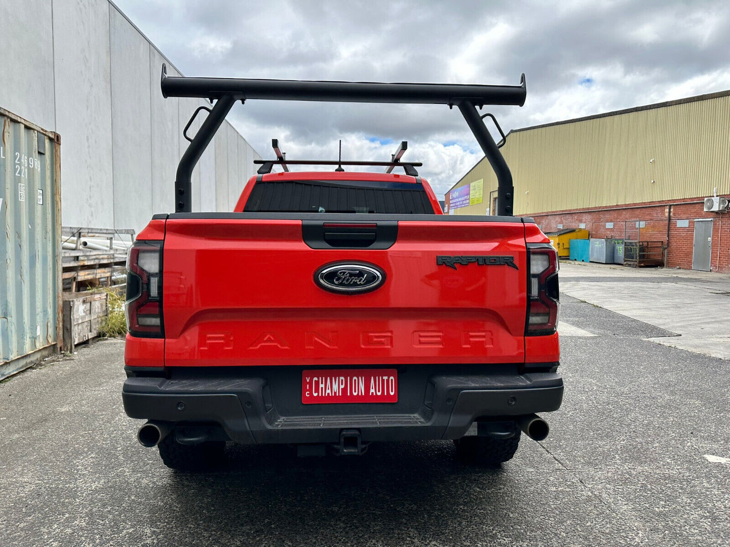 Ladder Rack FOR the Next Gen Ford Ranger Raptor Roller Cover Tracks 2022 -2024