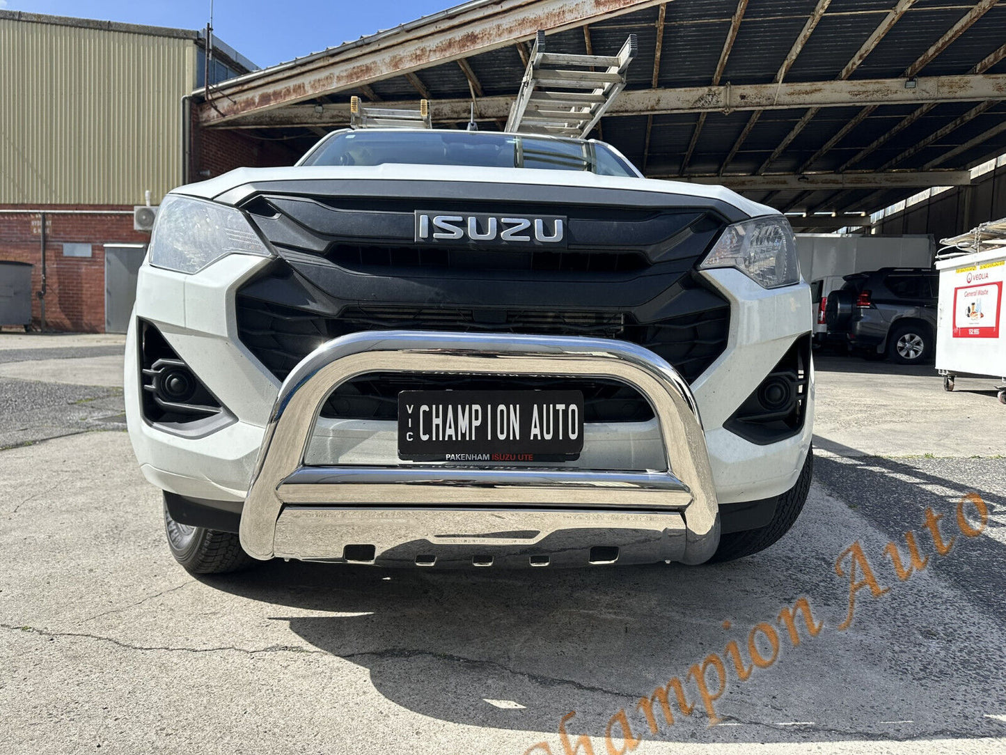 Nudge Bar 3.5'' Oval Stainless Steel Oval FIT Isuzu DMAX D-MAX 9/2020-2024