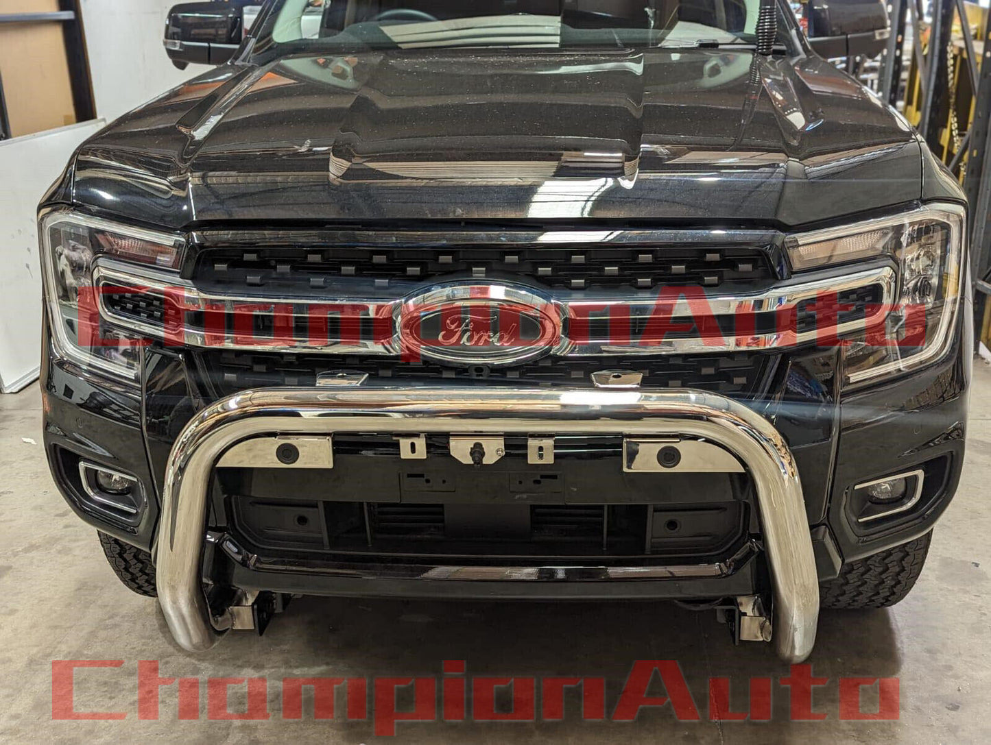 Stainless steel Nudge Bar for Ford Ranger RA 09/2022-2024 Sensor Compatible