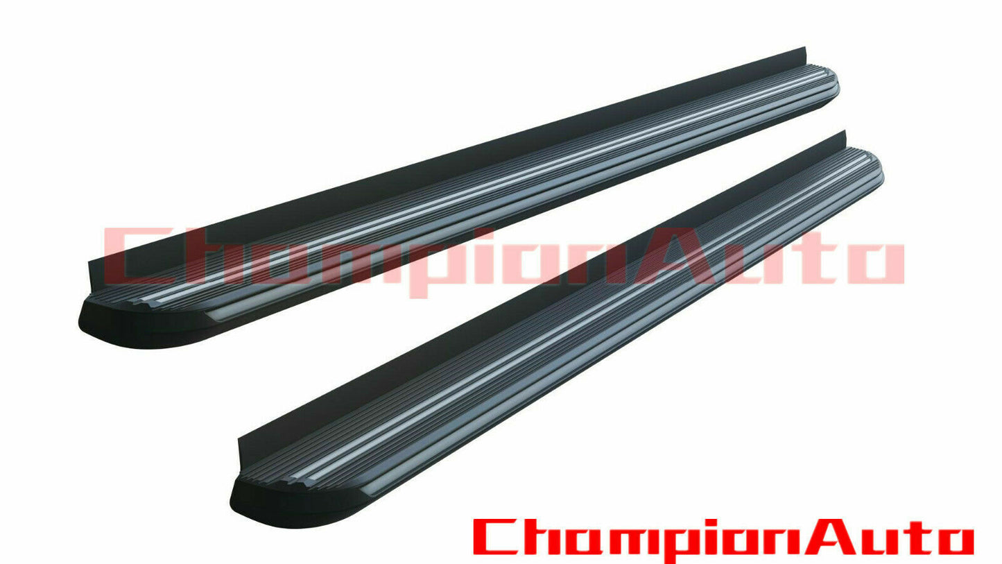 A PAIR Alloy side steps For LDV T60 T60 MAX Dual Cab 2021 2022 2023 (XR)