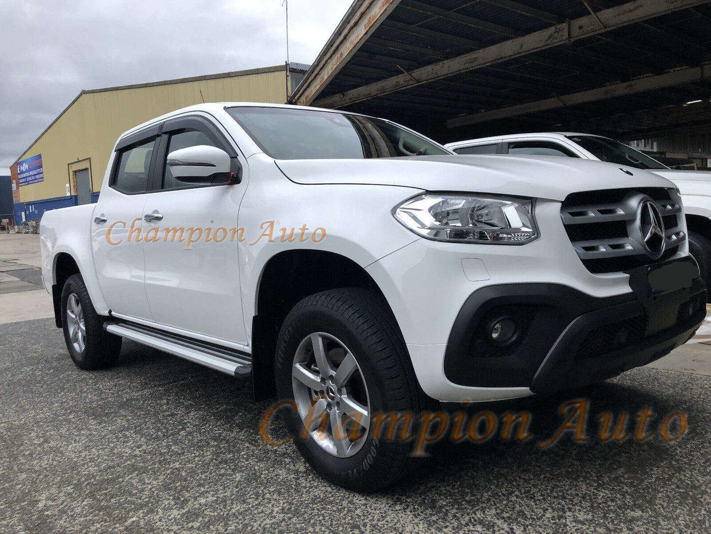 To Fit 2018+ Mercedes Benz X Class Double Cab Side Steps Running Boards (S6)