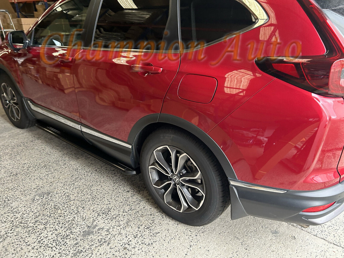 ALL BLACK Side Steps Running Boards To Fit HONDA CRV CR-V 2017-2024(XRB)