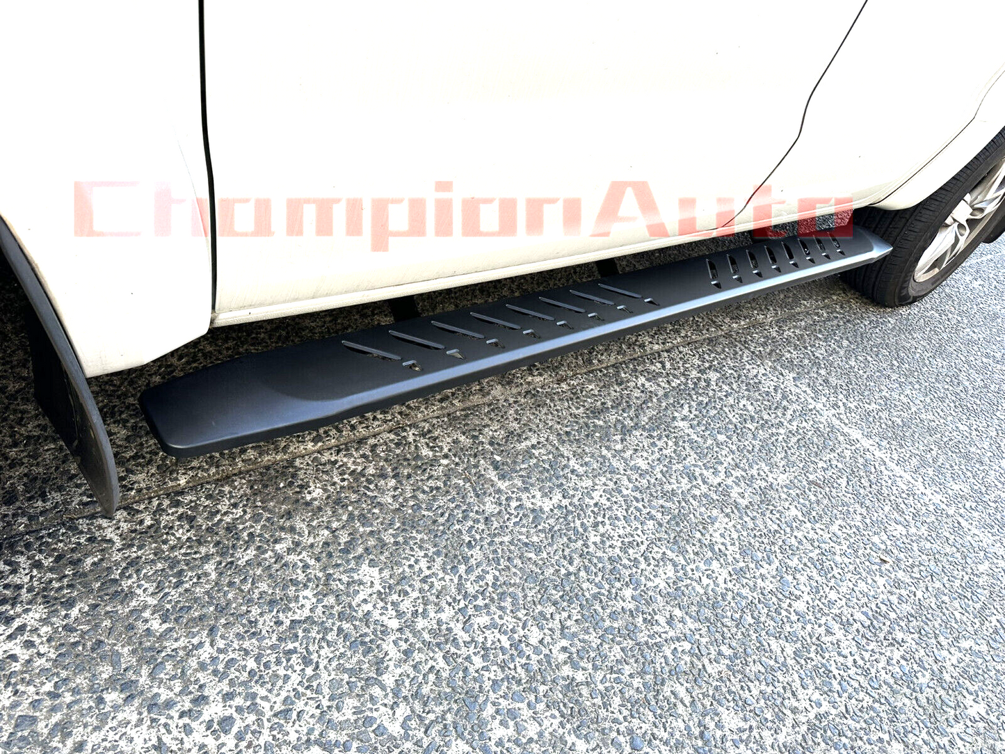 Black Steel Side Steps For Isuzu D-Max d max Dual Cab 09/2020 -2024