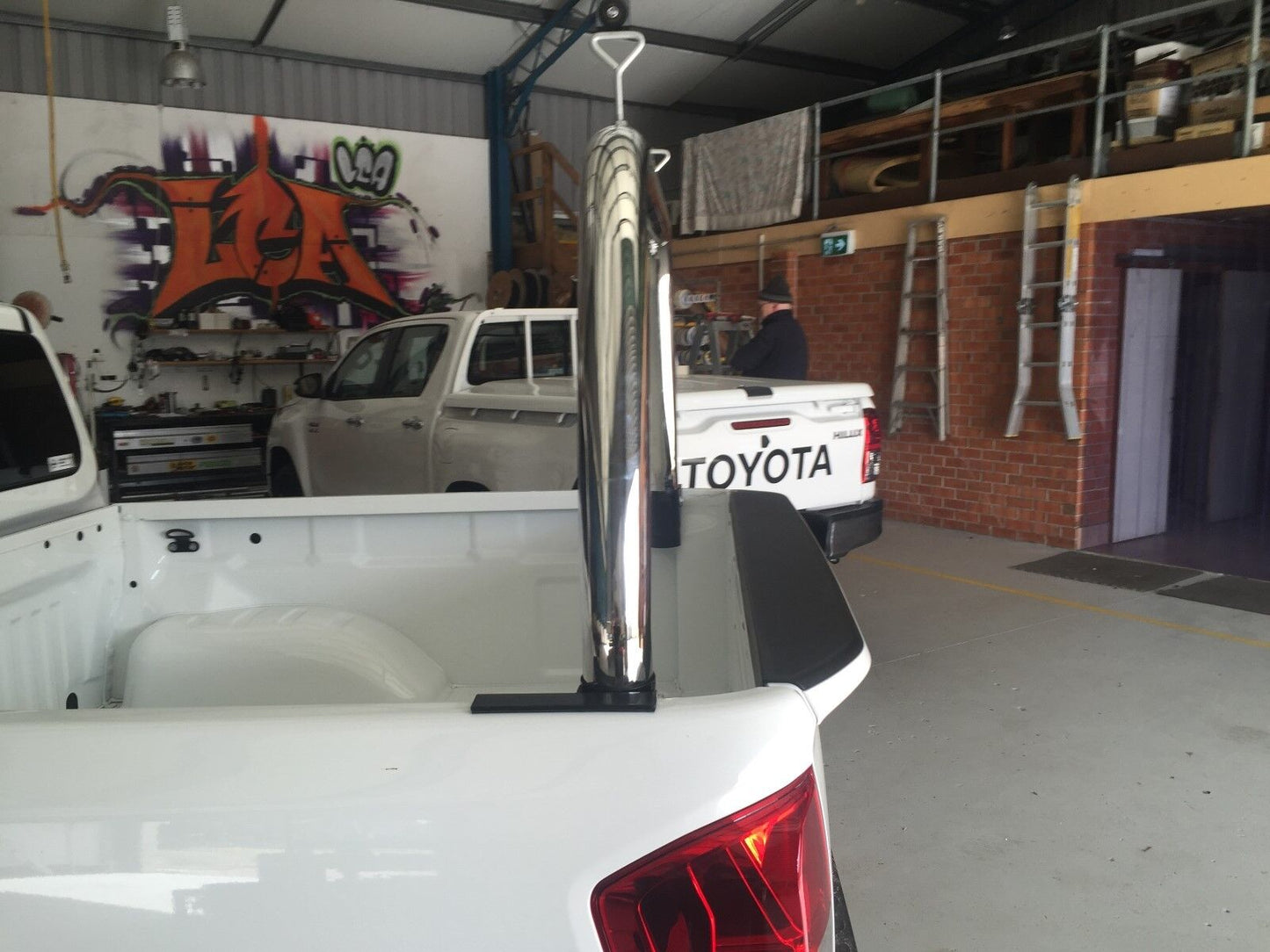 3'' Stainless steel Ladder Rack Nissan Navara D23 NP300 Tub 2015 -2021