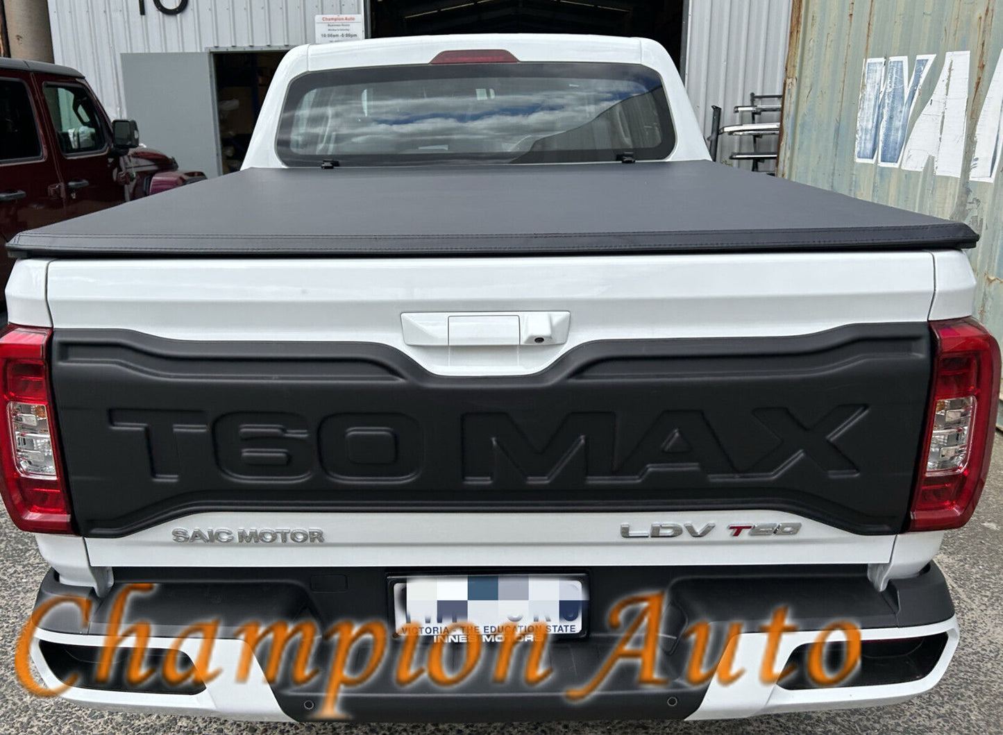 To Fit LDV T60 Dual Cab 2015-2024 Tri Fold Soft Tonneau Cover Non Drill