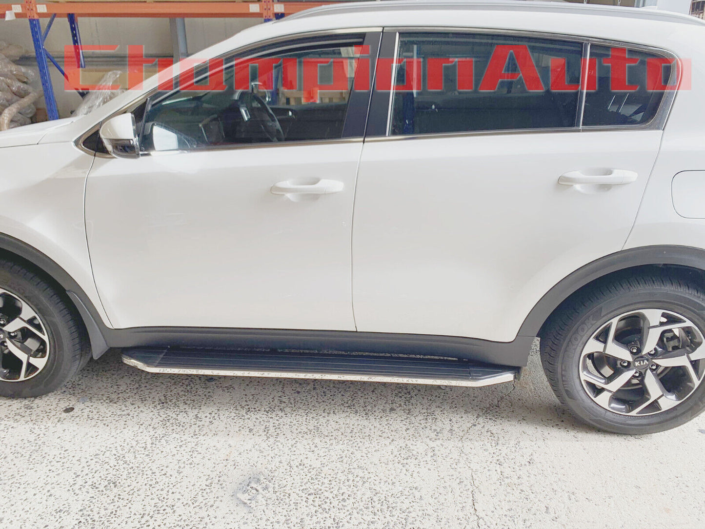 Kia Sportage Aluminium Side Steps Running Boards 2016 - 08/2021 (cmp88)