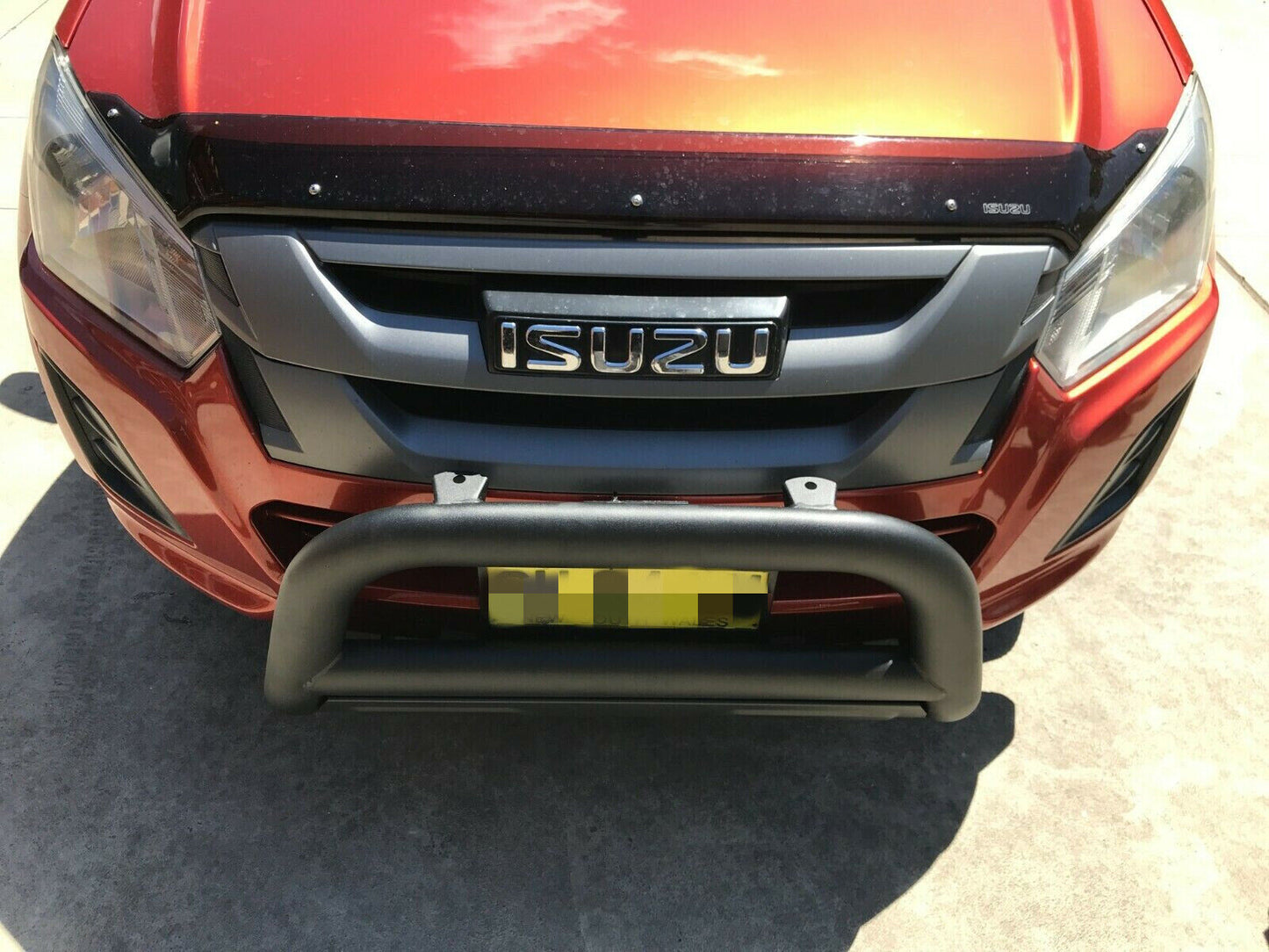 Nudge Bar 3.5'' OVAL Matt Sandy Black FIT Isuzu DMAX D-MAX 2012- 08/2020