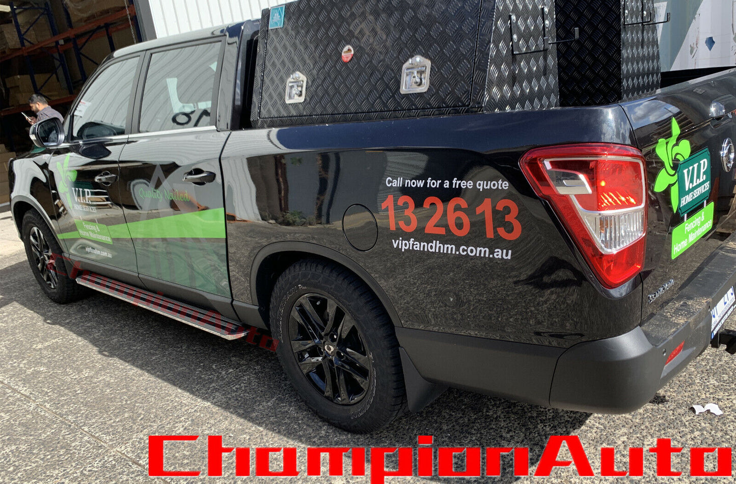 SsangYong Musso / Musso XLV Dual Double Cab 4 DOORS Side Steps 2019 -2024 (S5)