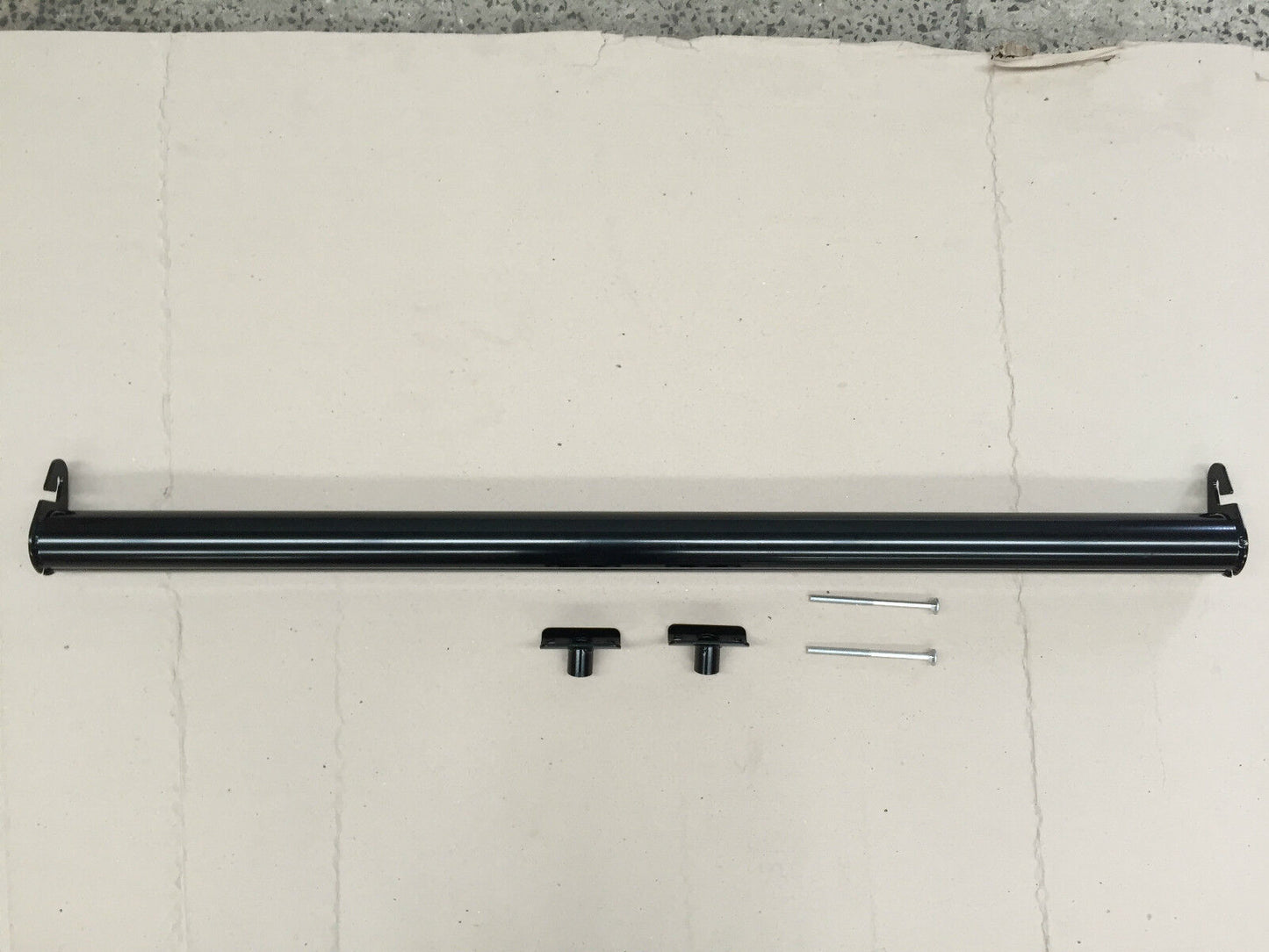 Black Alloy extension Bar for Sportsbar/ front ladder rack L:1550mm H: 125mm