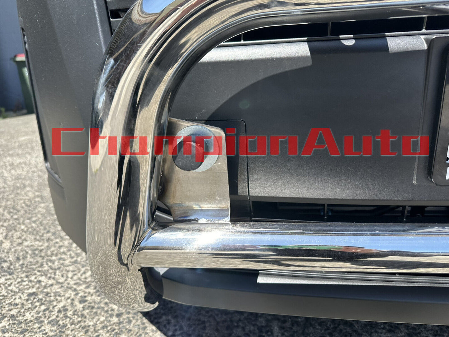 Stainless Steel Silver Nudge Bar For New Shape Toyota Hiace SLWB 05/2019- 2024