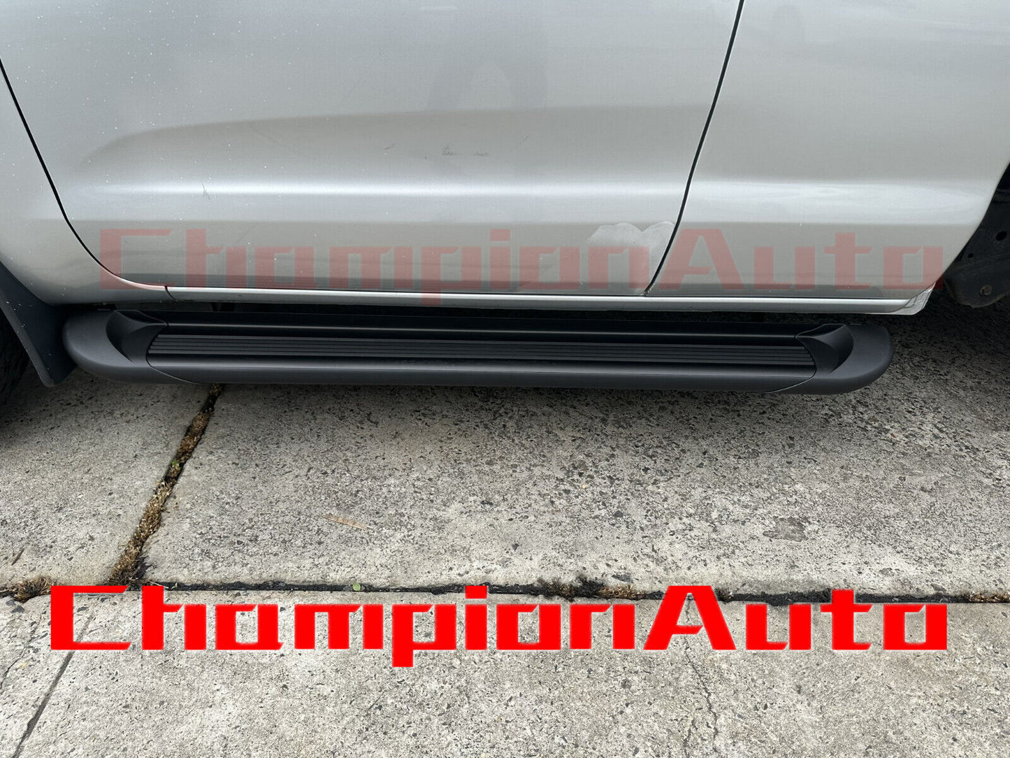 Space Cab Black ALLOY Side Steps For Ford Ranger Space Cab 2012-2022 (CBB )